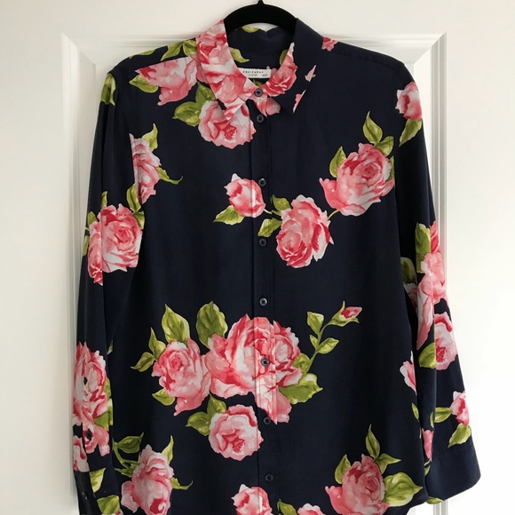 Equipment Tops - EQUIPMENT Silk Floral Long Sleeve Blouse NWOT